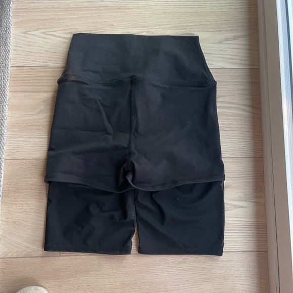 High Waist Lavish Biker Short - Black - Picture 6 of 7